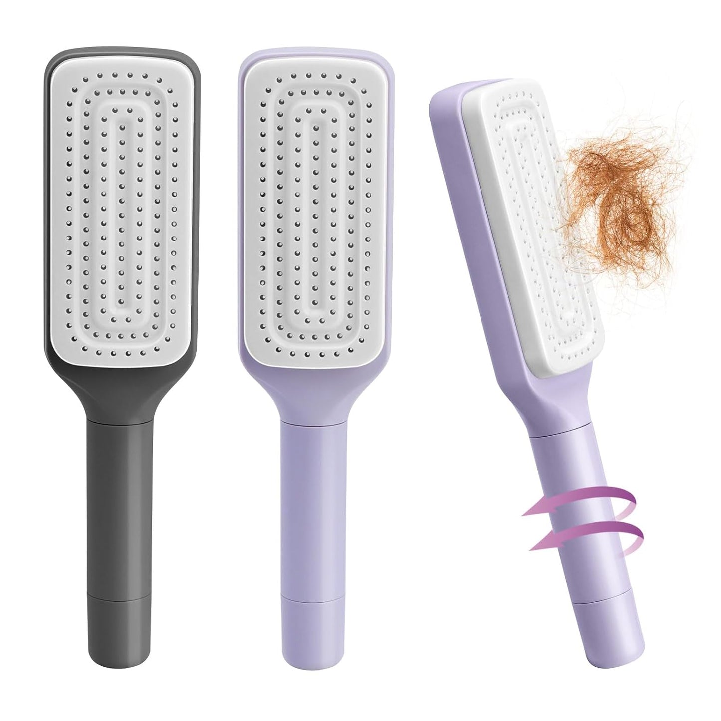 Self-Cleaning Hair Brush